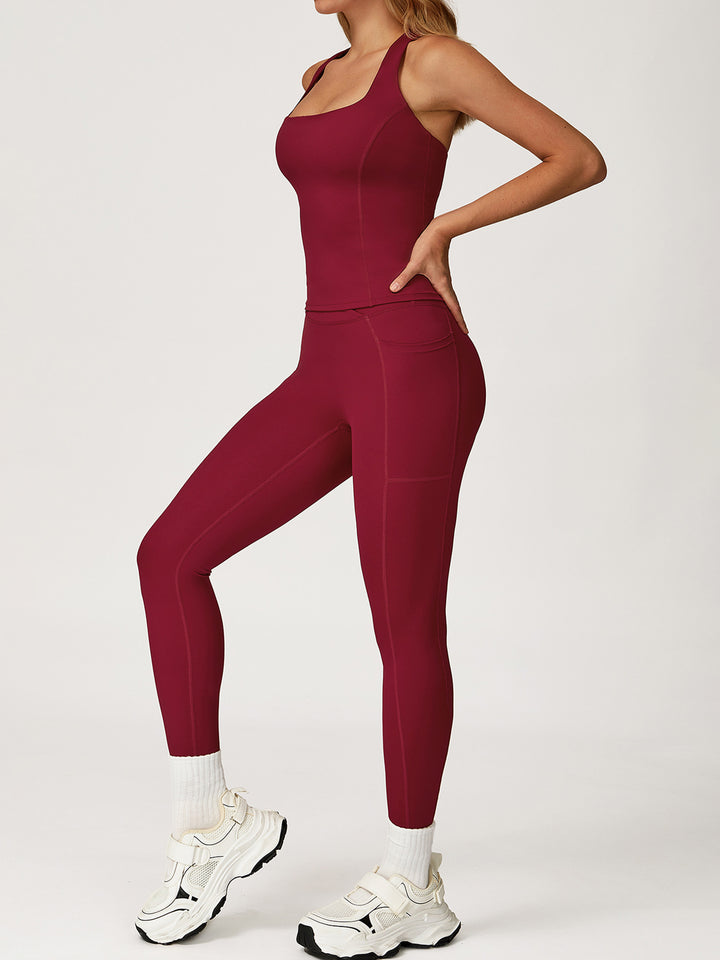 I-Back Extended Hem Sports Top