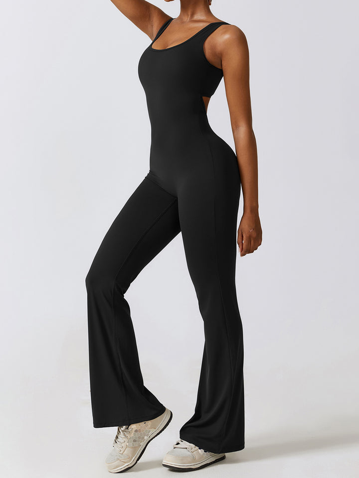 FlowBack Flared Jumpsuit