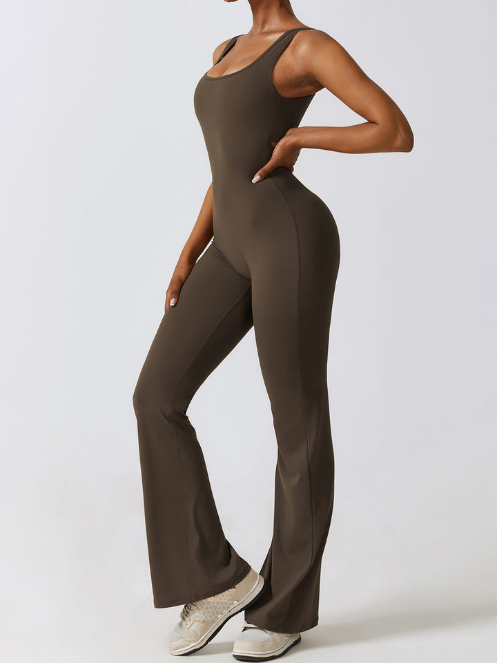 FlowBack Flared Jumpsuit