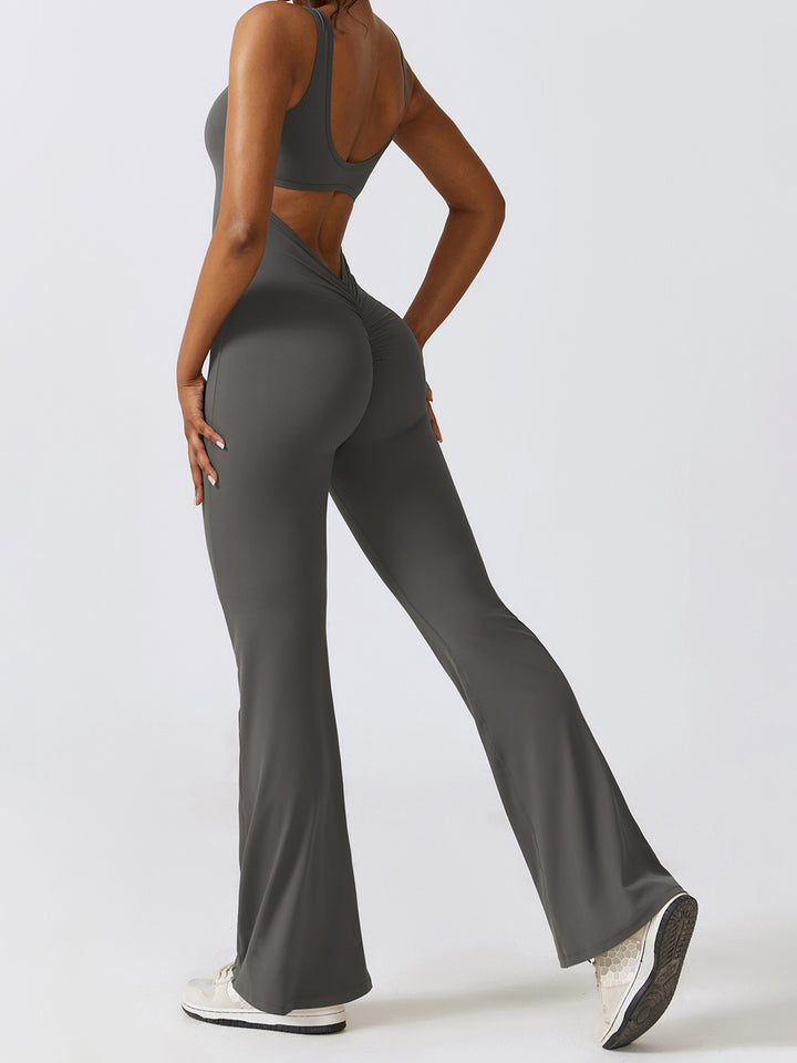 FlowBack Flared Jumpsuit