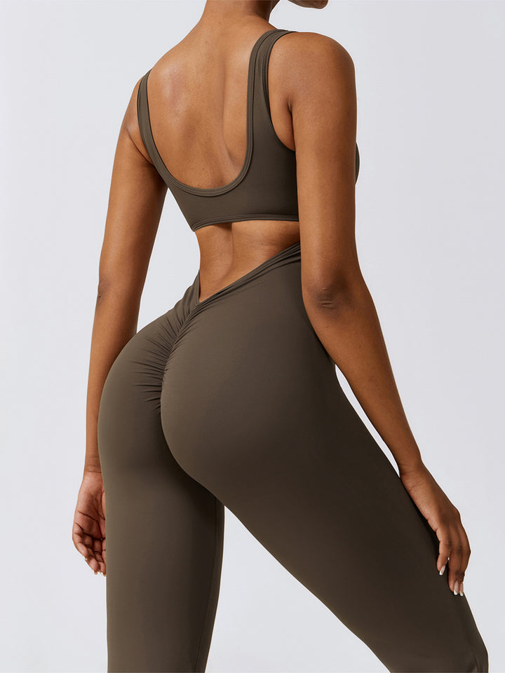 FlowBack Flared Jumpsuit