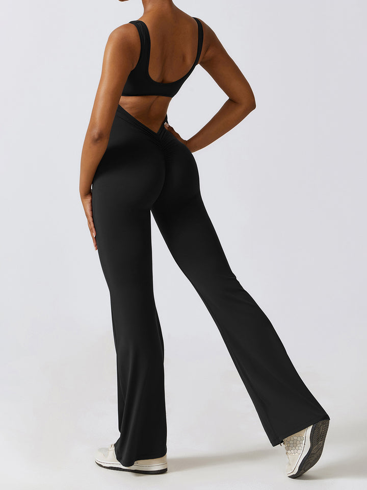 FlowBack Flared Jumpsuit