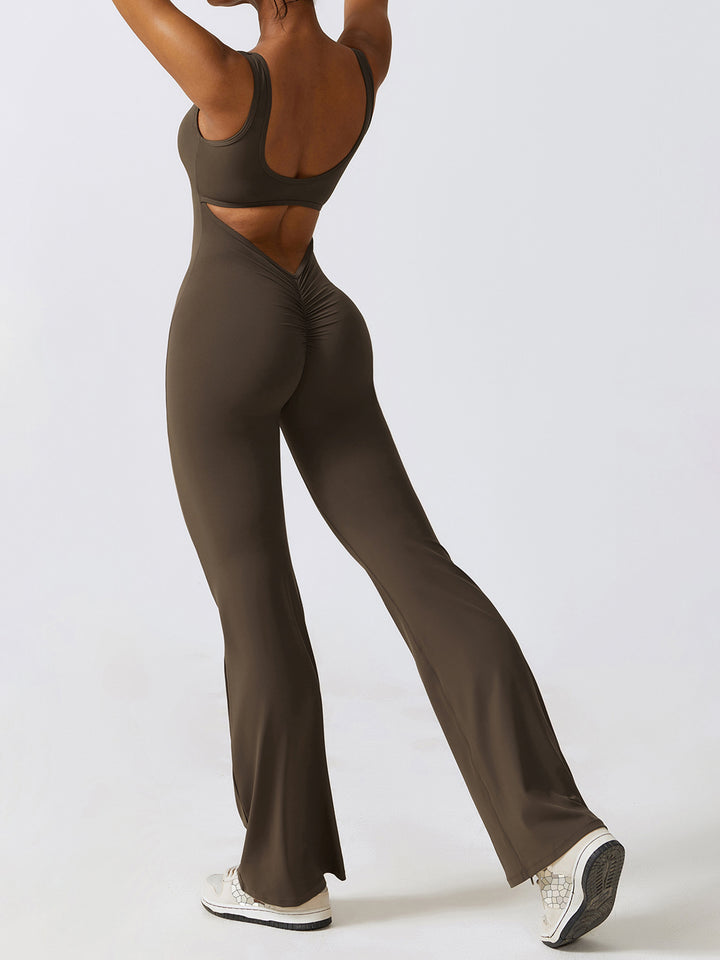 FlowBack Flared Jumpsuit