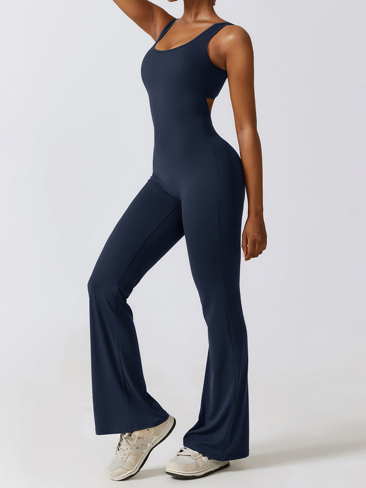 FlowBack Flared Jumpsuit