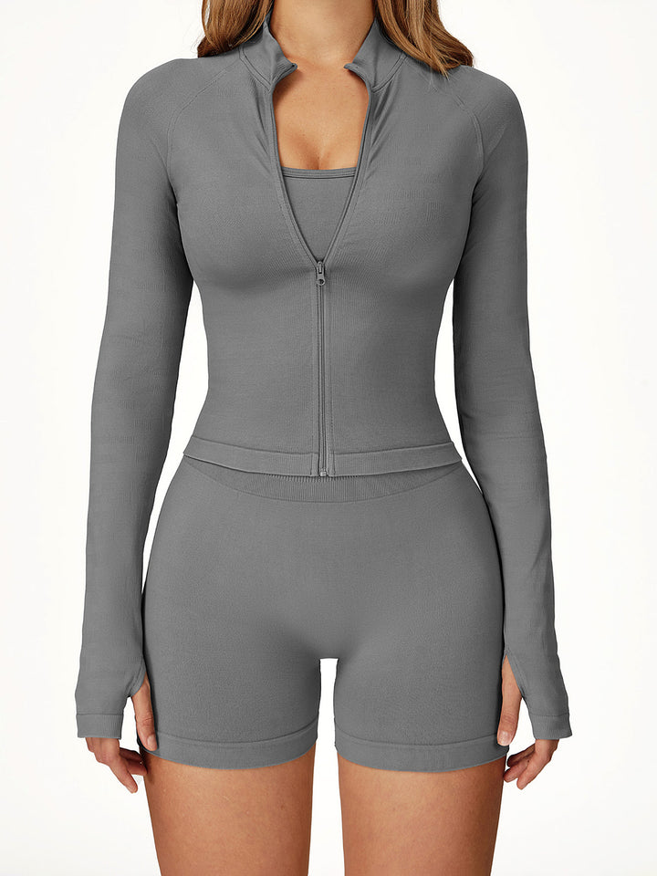 Seamless Slim-Fit Sports Jacket