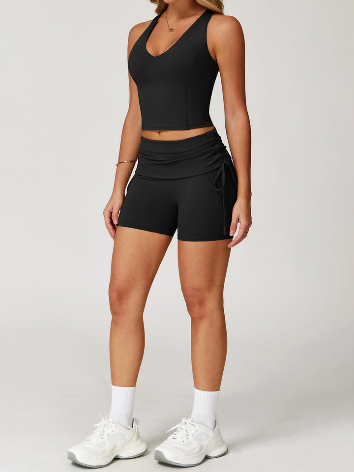SideDraw Turn-Over Sports Shorts