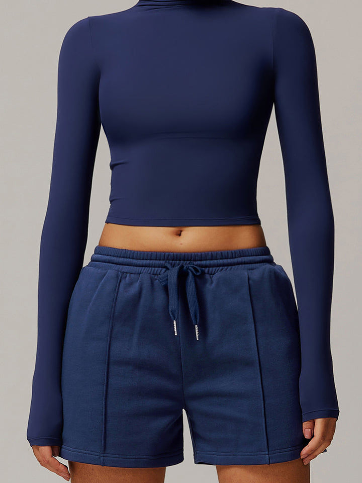 Slim Fit Long Sleeve Sports Tops