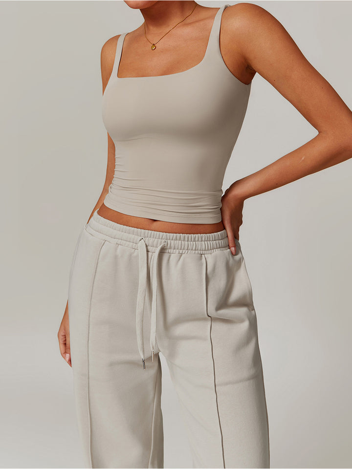 Square Neck Sports Tops
