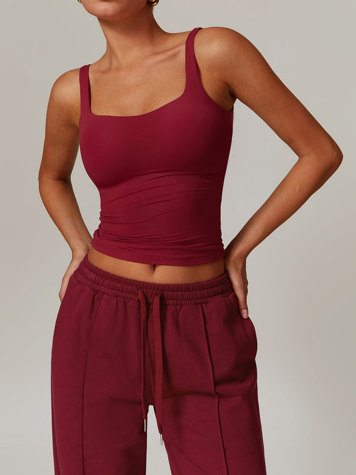 Square Neck Sports Tops