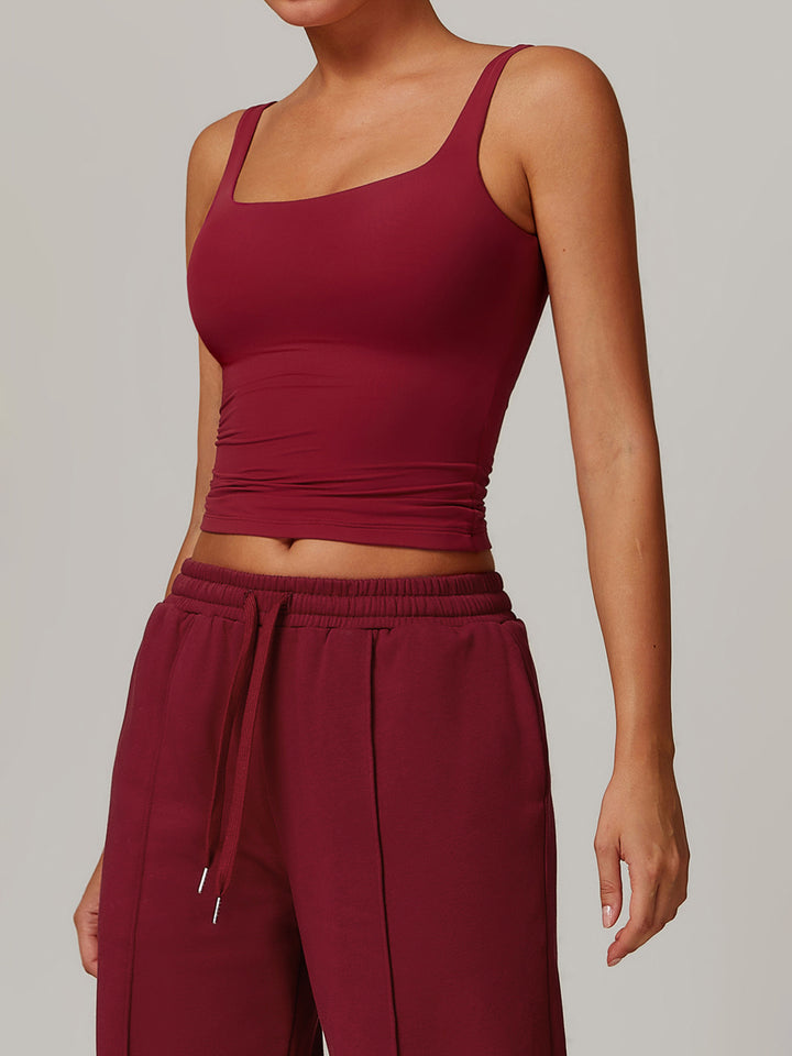 Square Neck Sports Tops