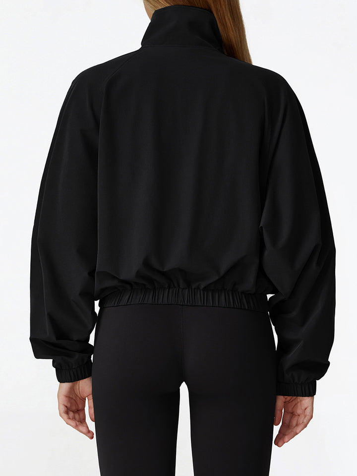 Stand Collar Full-Zip Sports Coat