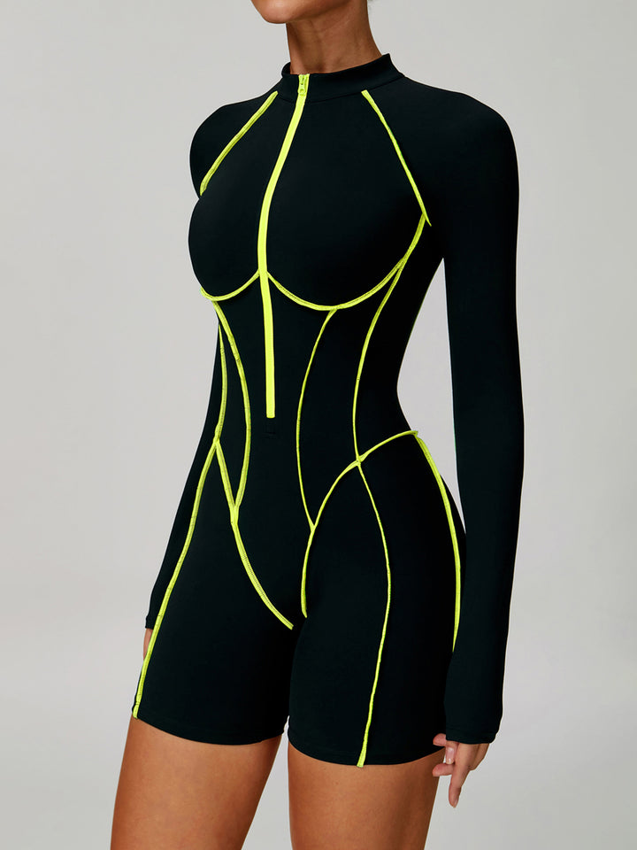 StrataZip Open Back Bodysuit
