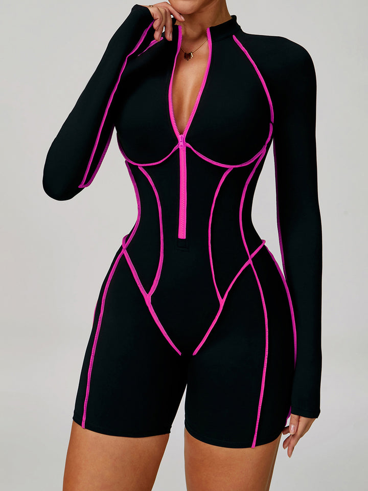 StrataZip Open Back Bodysuit