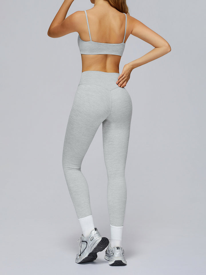 Thin Strap Square-Back Sports Bra