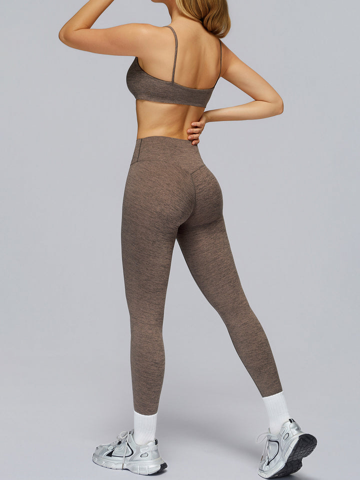 Thin Strap Square-Back Sports Bra