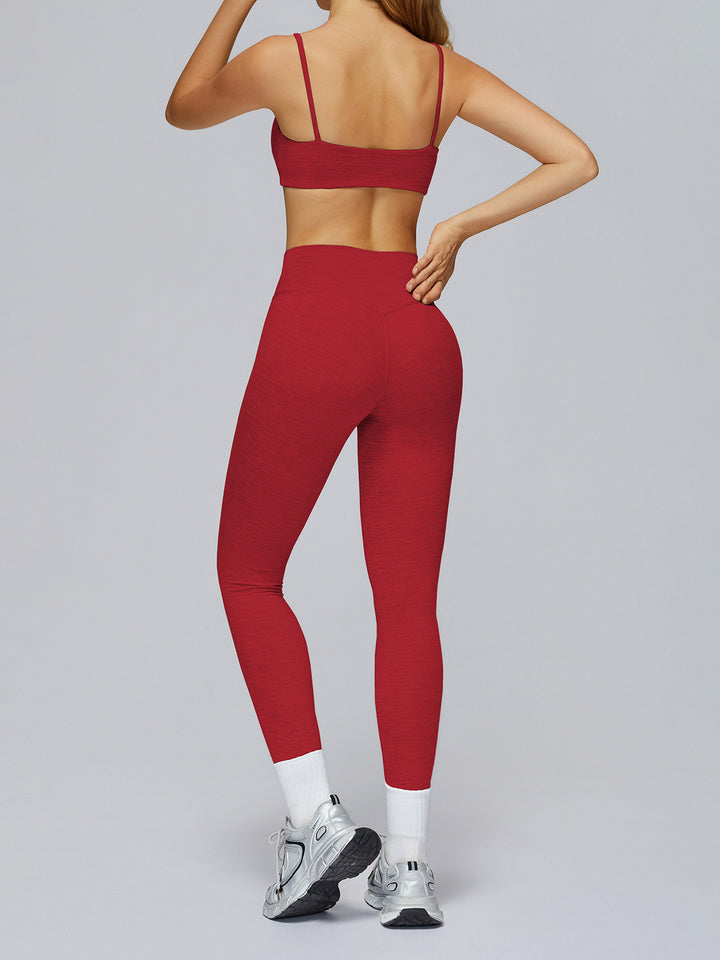 Thin Strap Square-Back Sports Bra