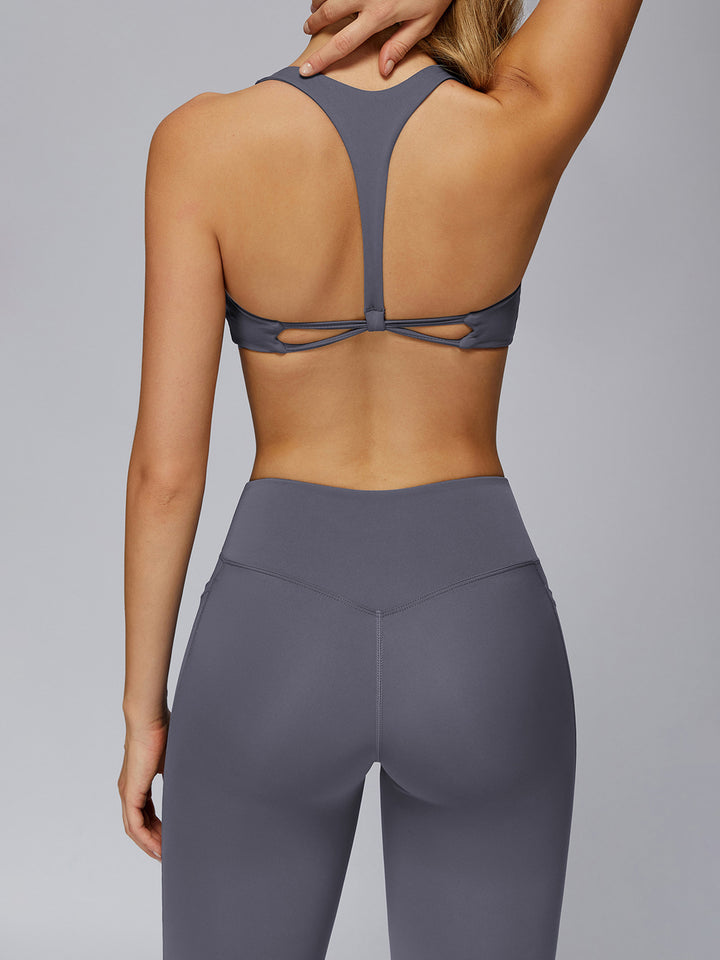 Twist Front Sports Bra