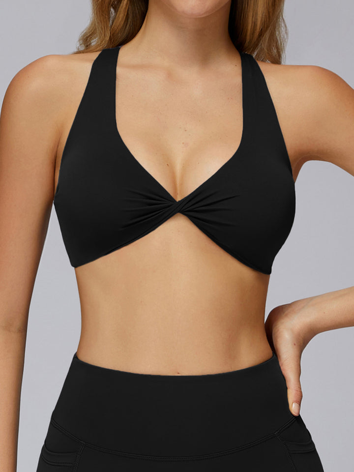 Twist Front Sports Bra