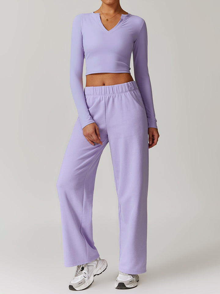 V-Neck Comfort Fit Sports Tops