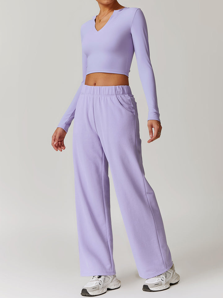V-Neck Comfort Fit Sports Tops