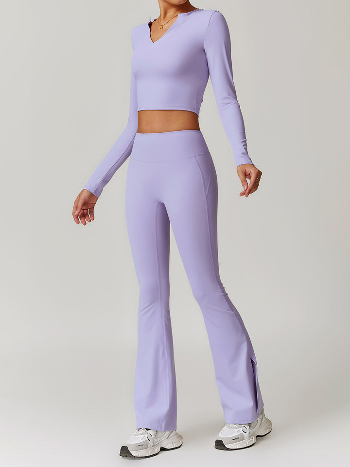 V-Neck Comfort Fit Sports Tops