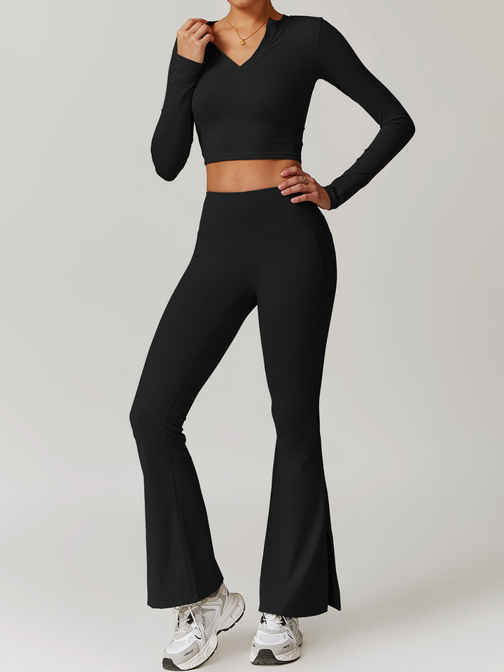 V-Neck Comfort Fit Sports Tops
