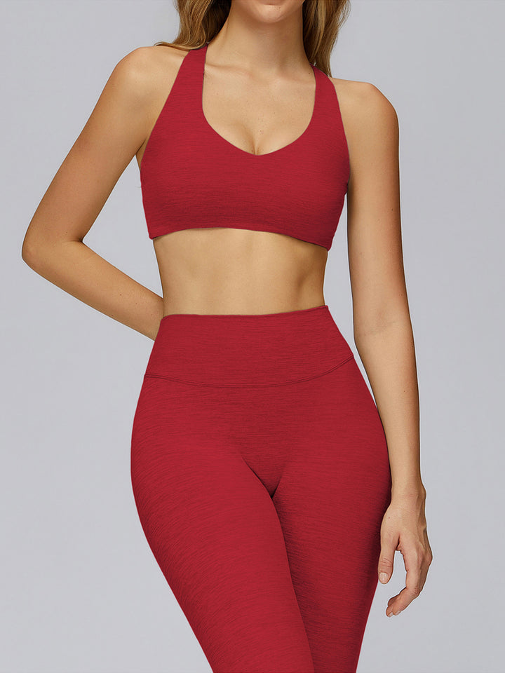 V-Neck I-Back Sports Bra