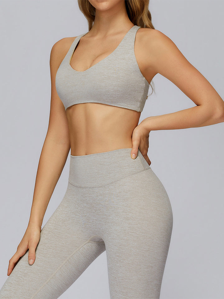 V-Neck I-Back Sports Bra