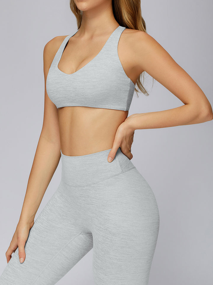 V-Neck I-Back Sports Bra