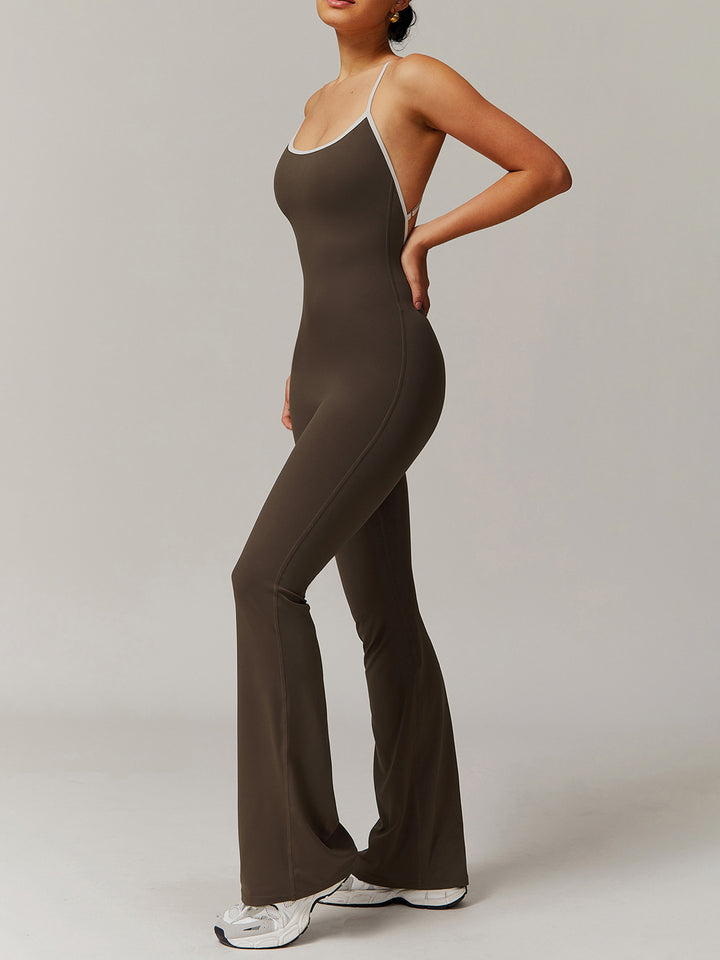 V-Wave Contrast Back Bodysuit