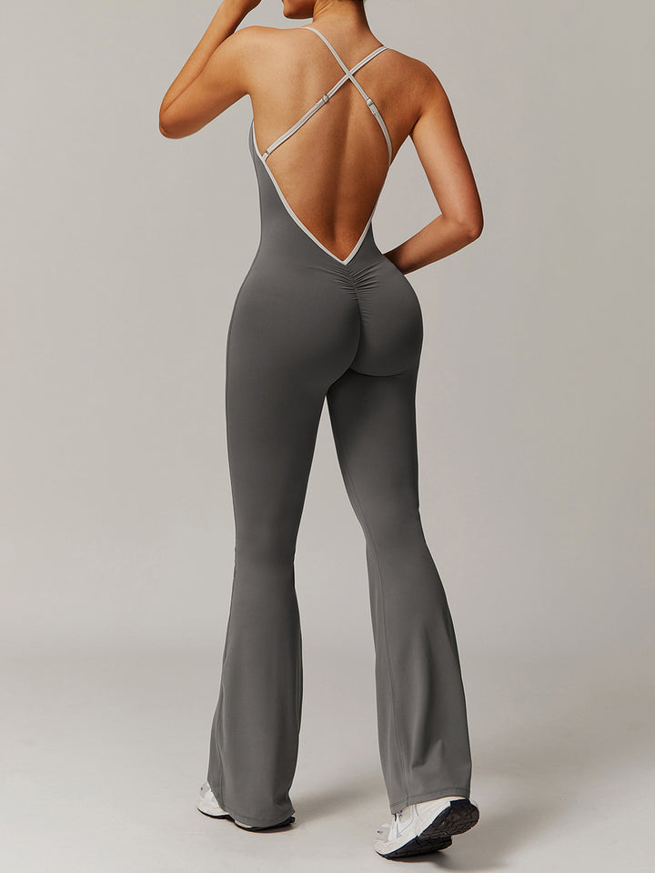 V-Wave Contrast Back Bodysuit