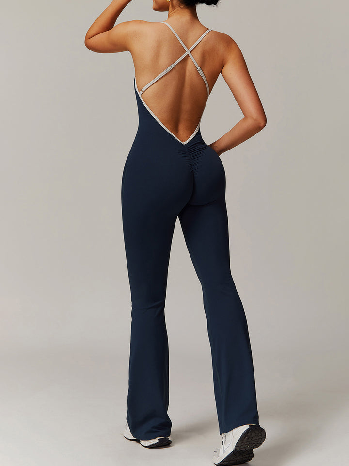 V-Wave Contrast Back Bodysuit