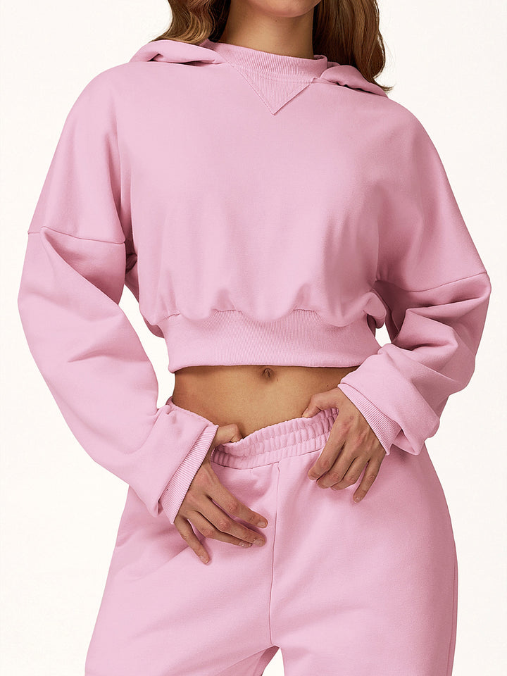 Wide Brim Hooded Sweatshirt