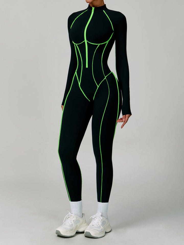 ZipContour Contrast Back Bodysuit