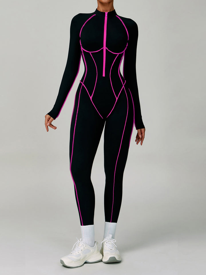 ZipContour Contrast Back Bodysuit