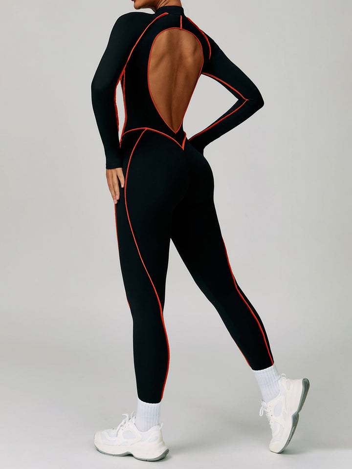 ZipContour Contrast Back Bodysuit