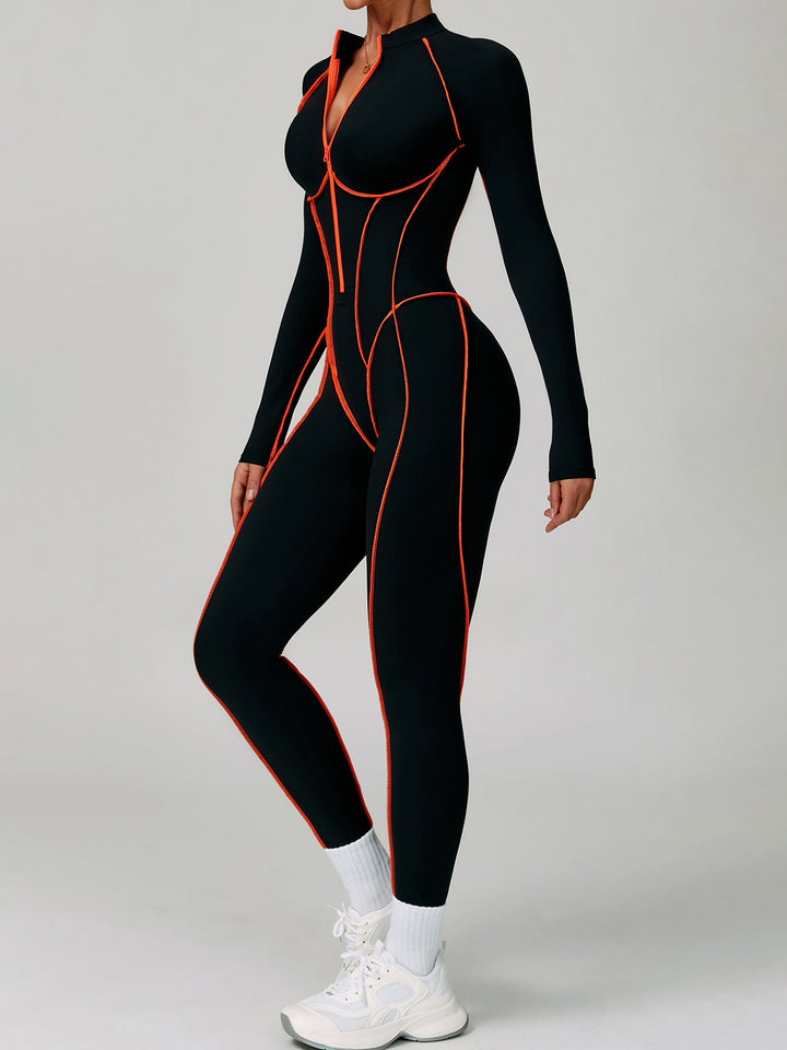 ZipContour Contrast Back Bodysuit