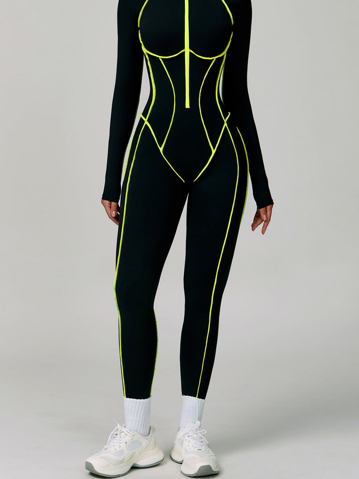 ZipContour Contrast Back Bodysuit
